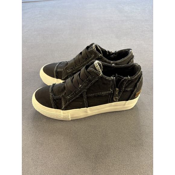 Blowfish Malibu Mamba Sneaker Platform Black Size 8 WM - Picture 3 of 9